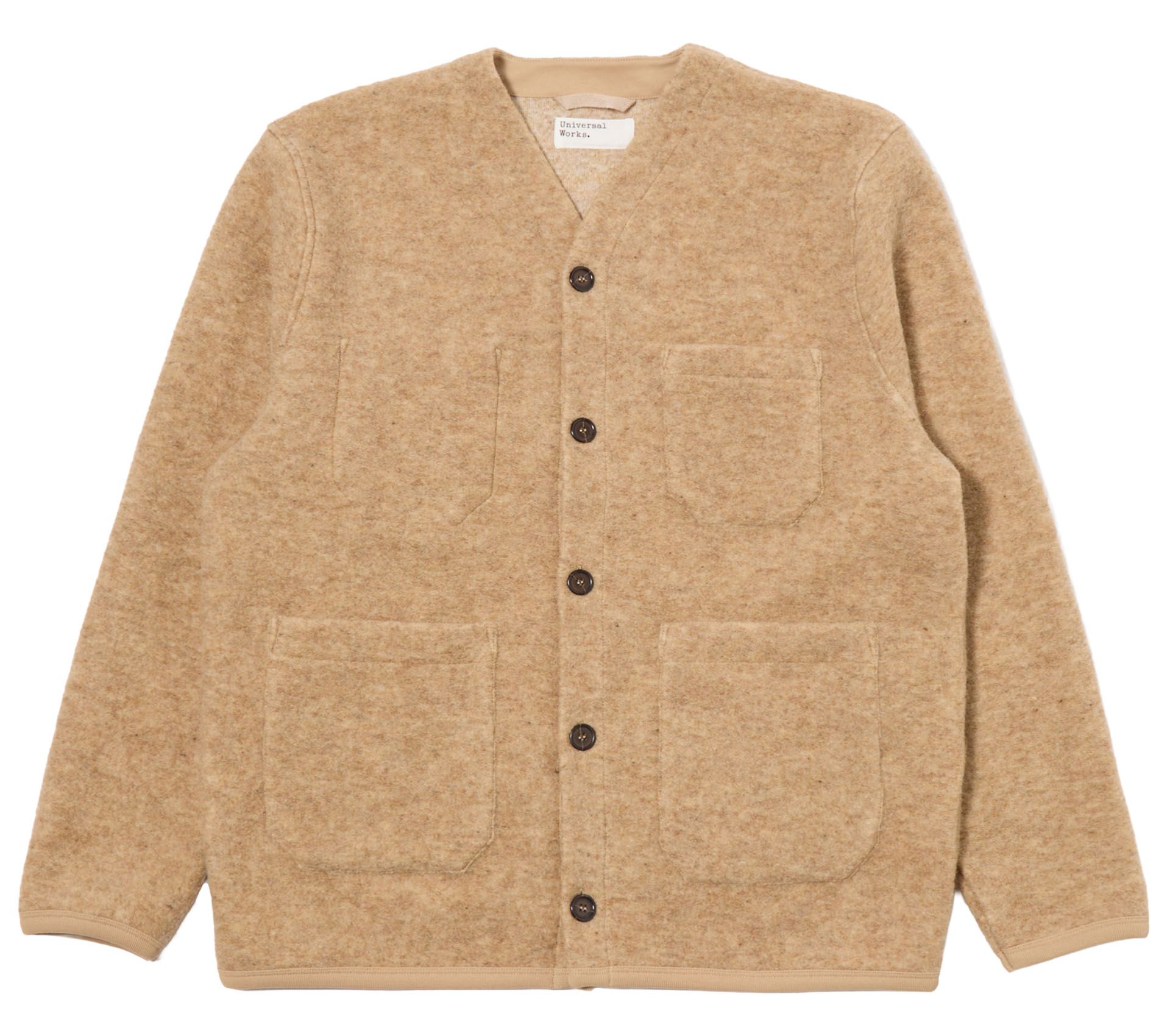 Image #0 of Cardigan Wool Fleece Fawn
