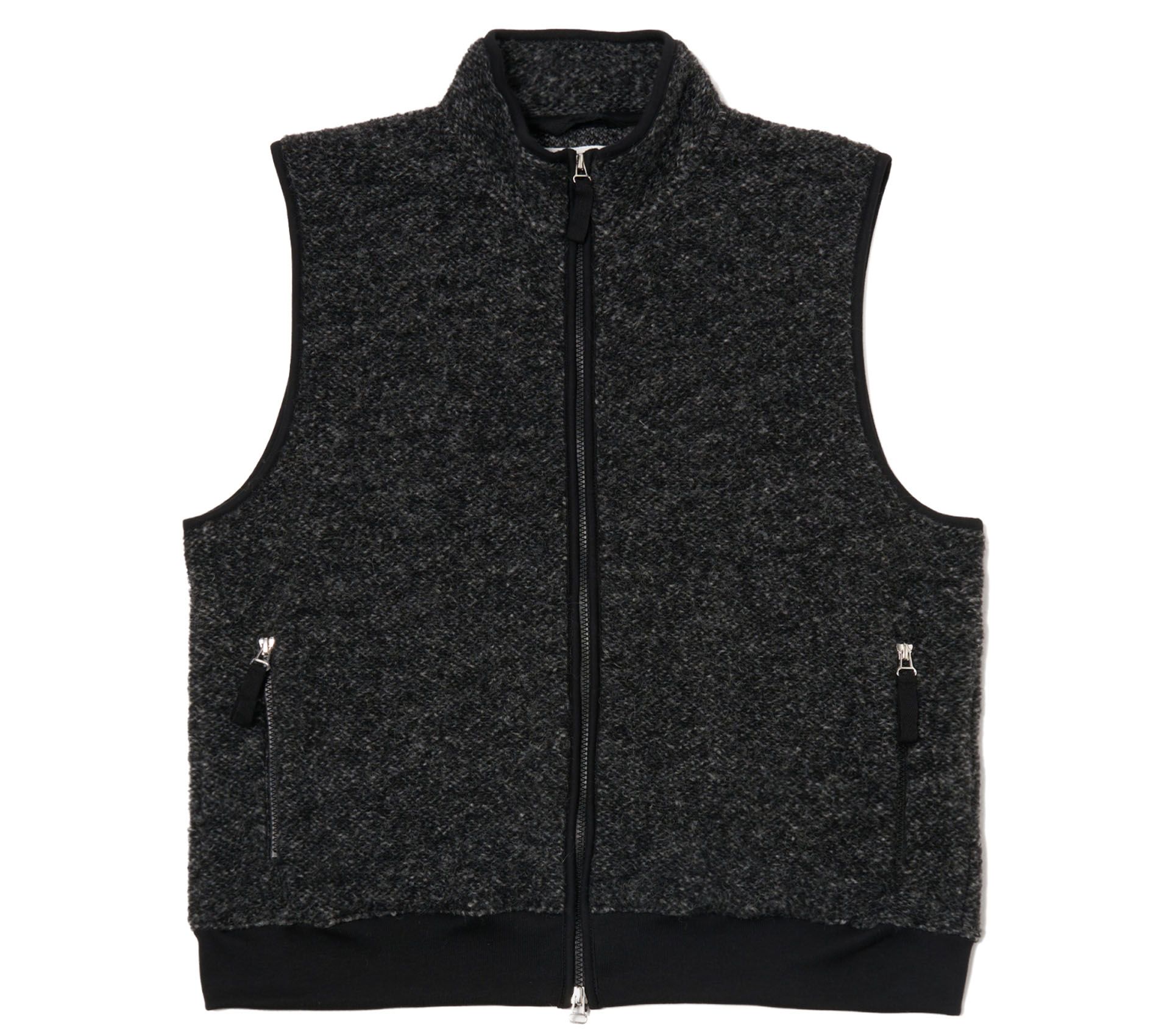 Image #0 of CLIMBING GILET SIX WOOL FLEECE BLACK
