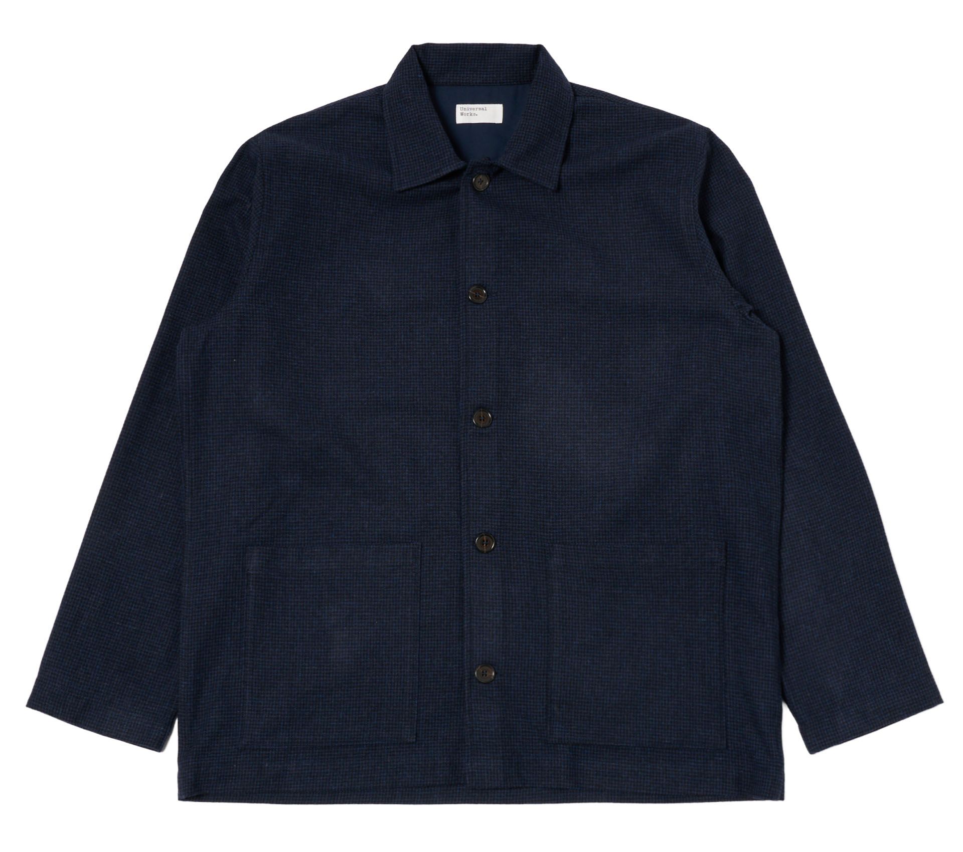 Image #0 of EASY OVERSHIRT BRUSHED BARI NAVY