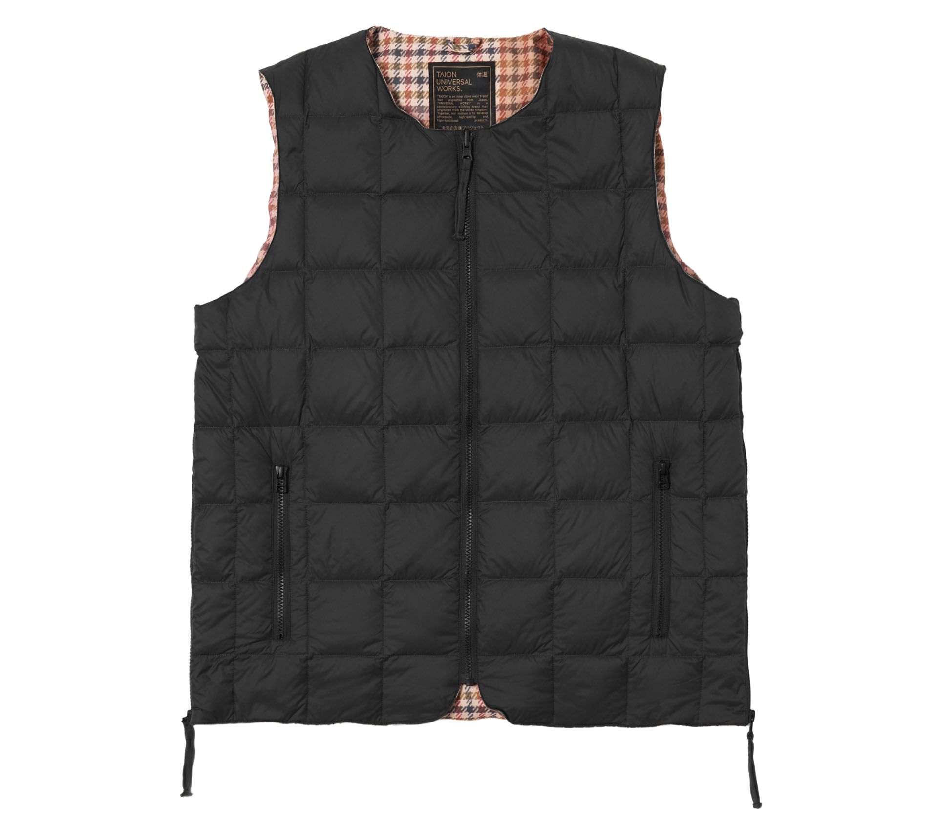 Image #0 of Reversible Military Liner Vest x Taion Black