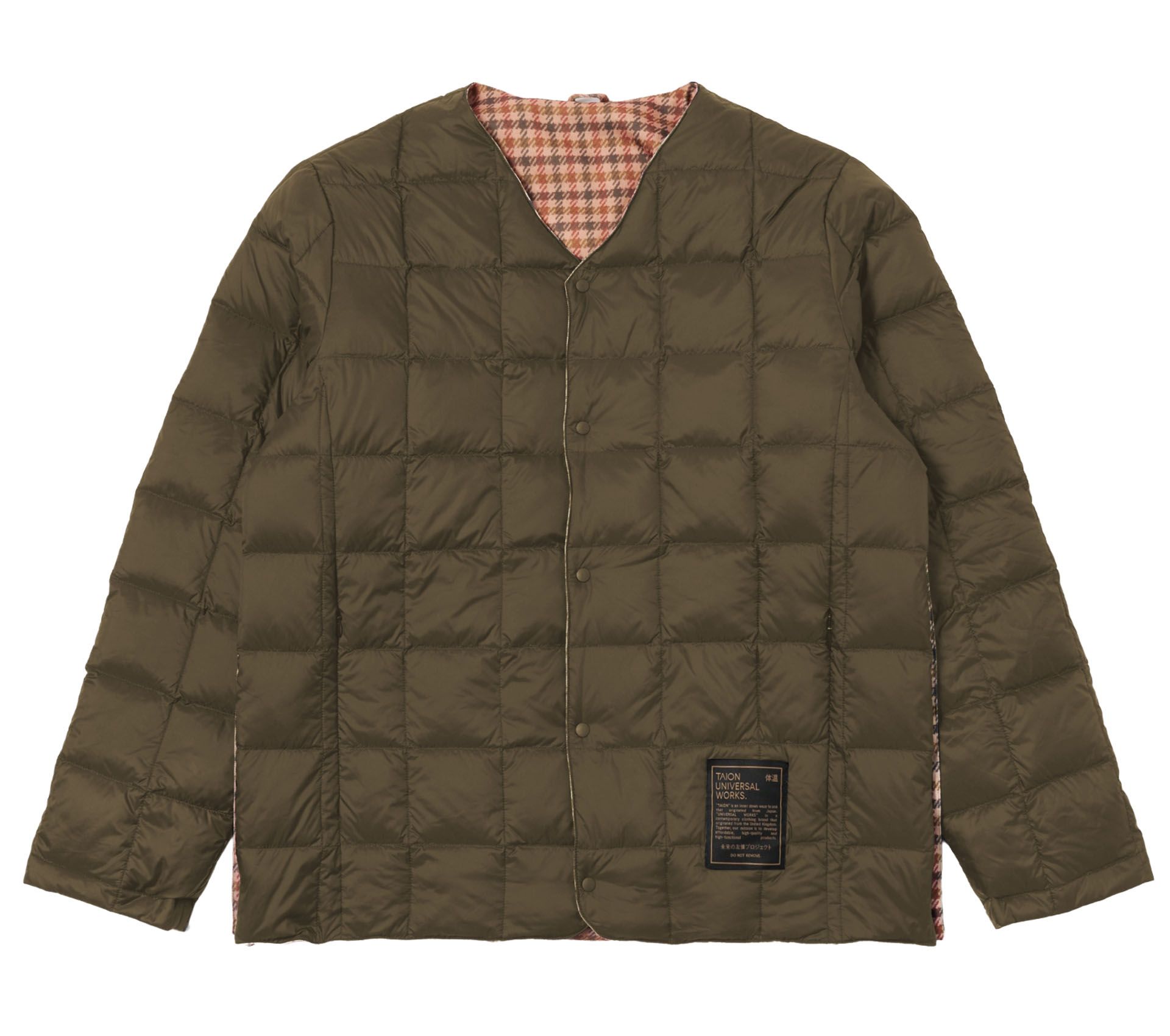 Image #0 of LINER JACKET MILITARY LINE x TAION DARK OLIVE