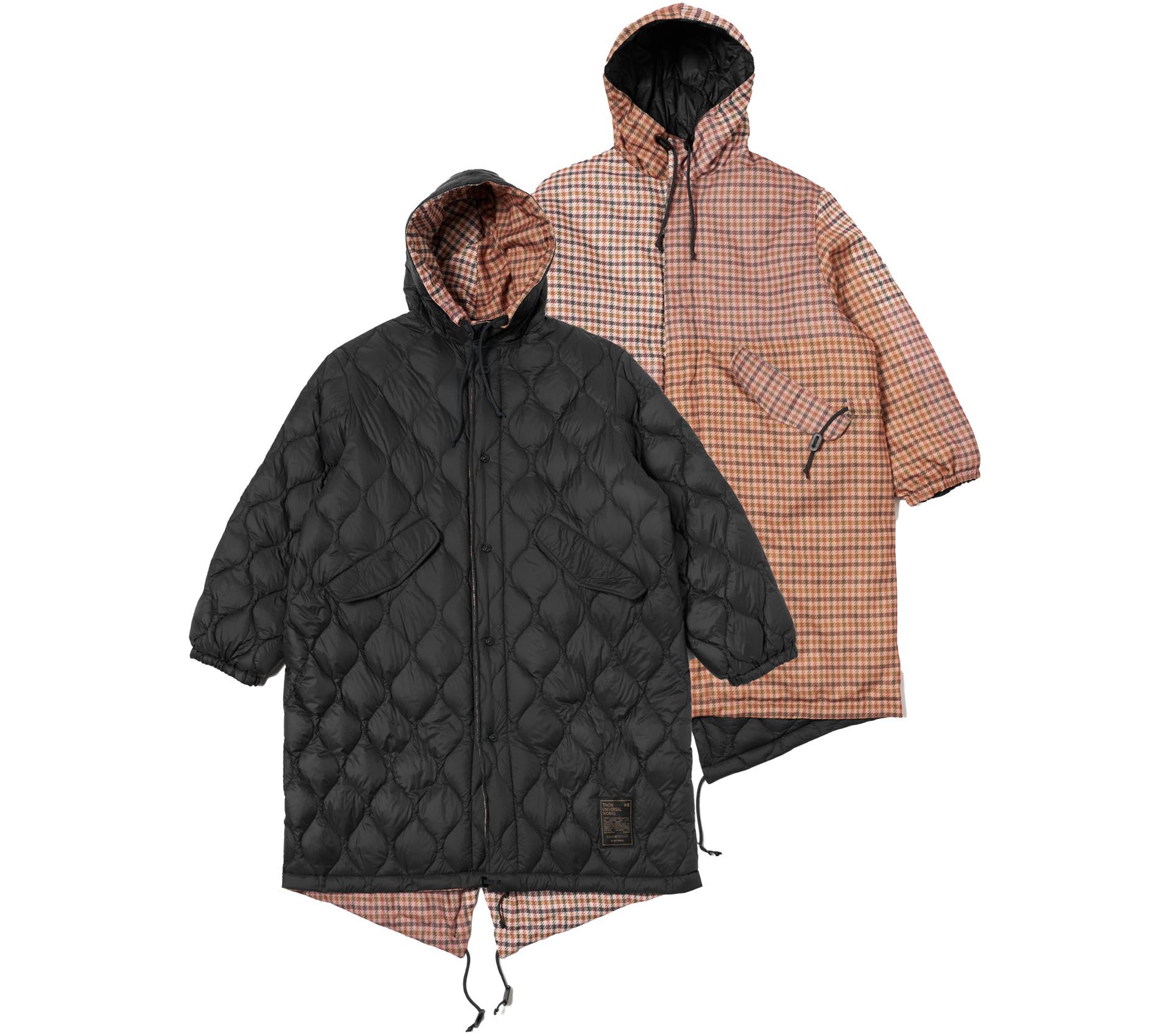 Image #0 of PARKA MILITARY LINE BLACK