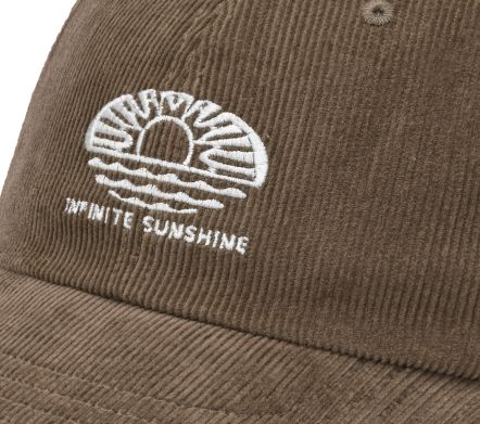CORDUROY SUNSHINE CAP BROWN