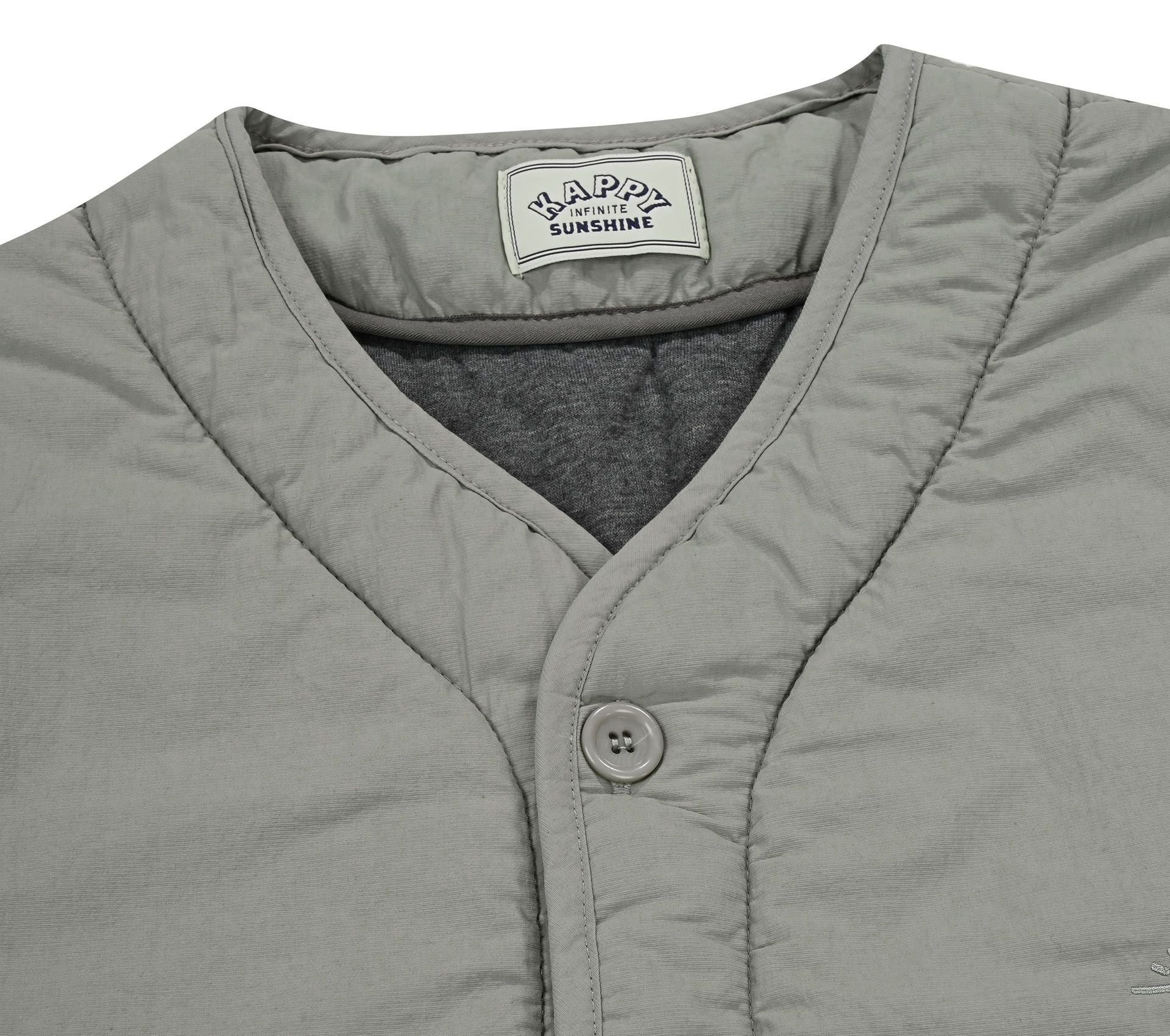 Image #6 of PADDING JACKET LIGHT GRAY