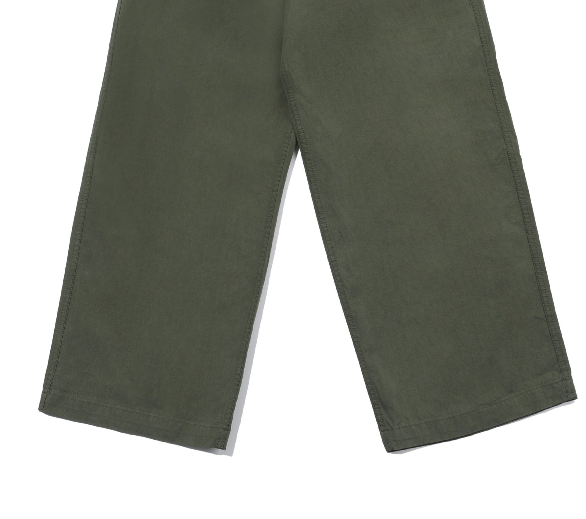 Image #1 of TWO TUCK WIDE PANTS KHAKI