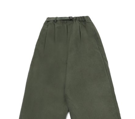 Two Tuck Wide Pants Khaki