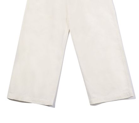 TWO TUCK WIDE PANTS CREAM