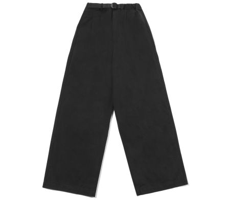 TWO TUCK WIDE PANTS BLACK