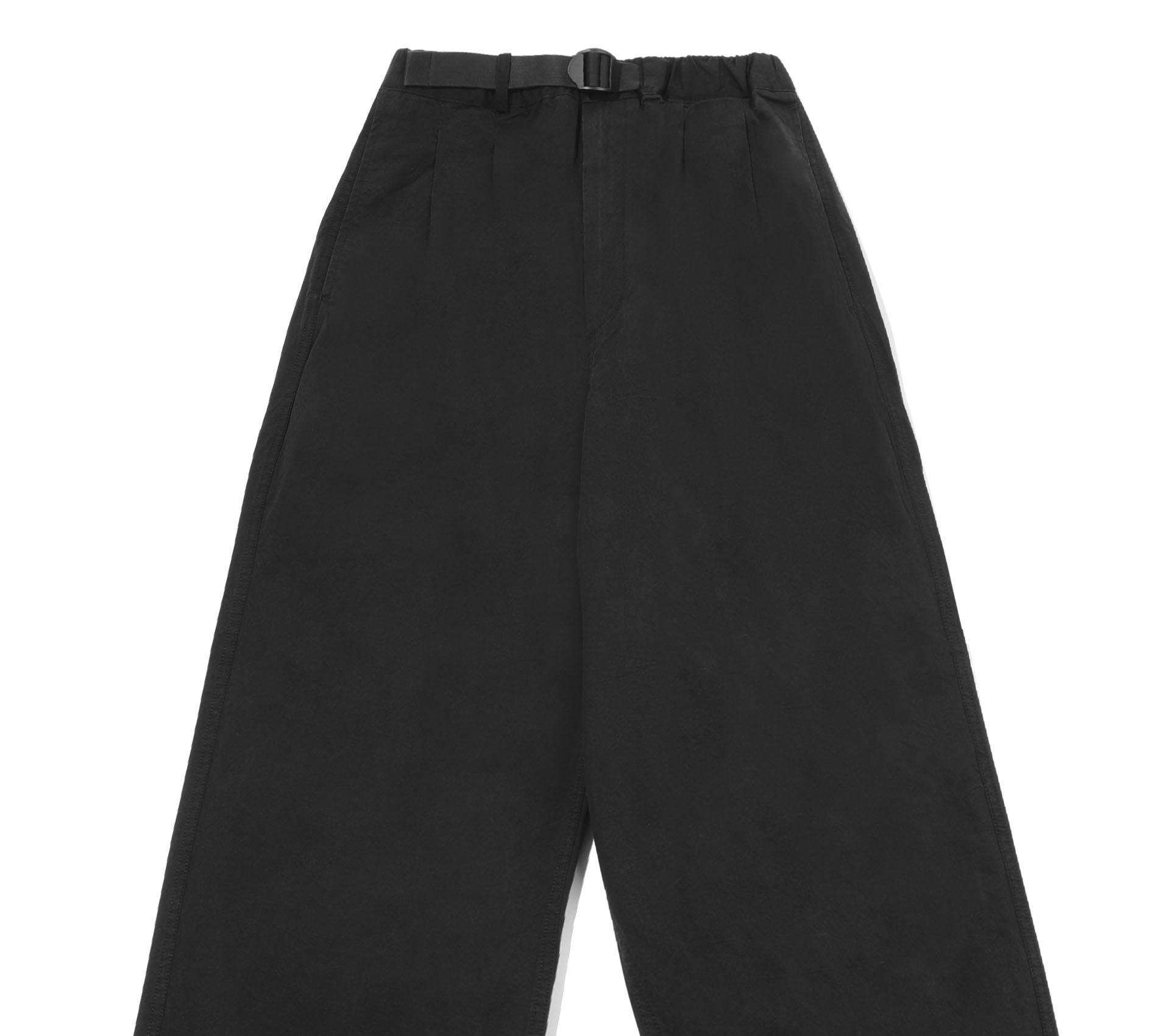 Image #1 of TWO TUCK WIDE PANTS BLACK