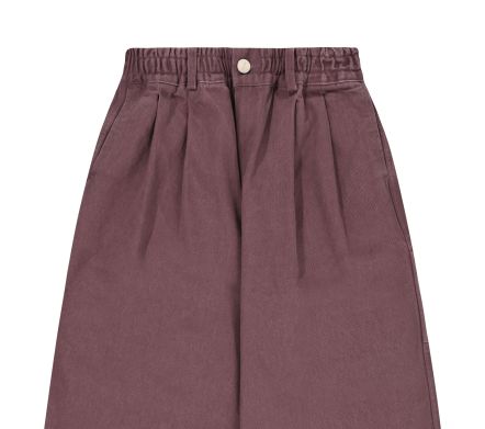 TWO TUCK WIDE KATION PANTS PURPLE