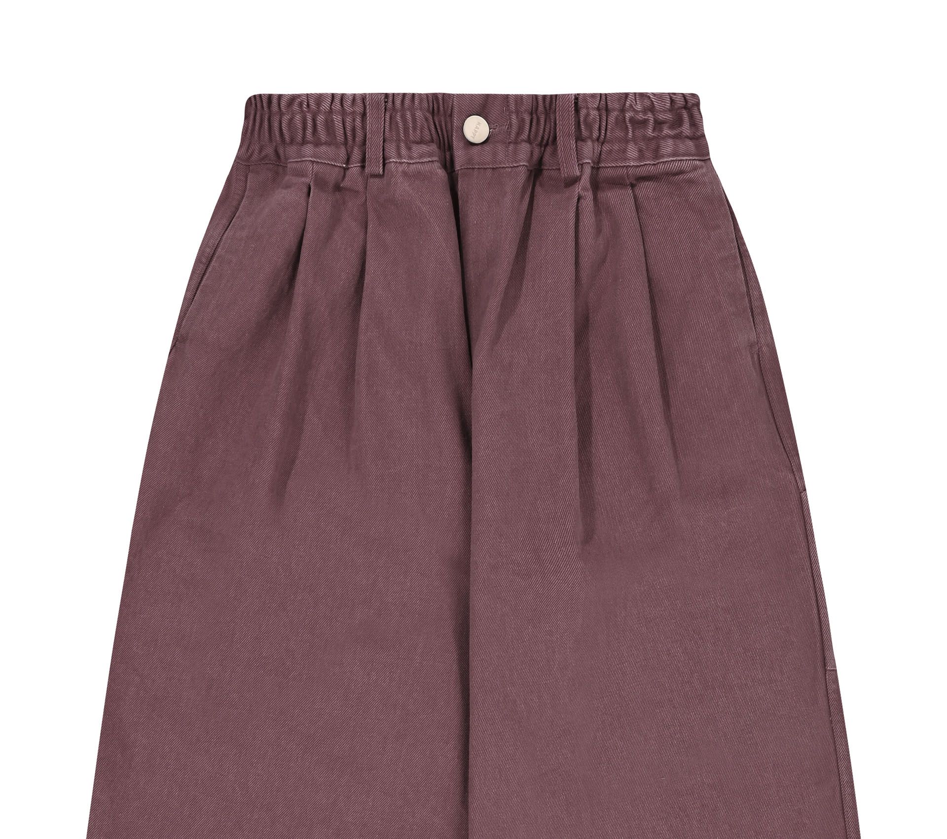 Image #2 of TWO TUCK WIDE KATION PANTS PURPLE