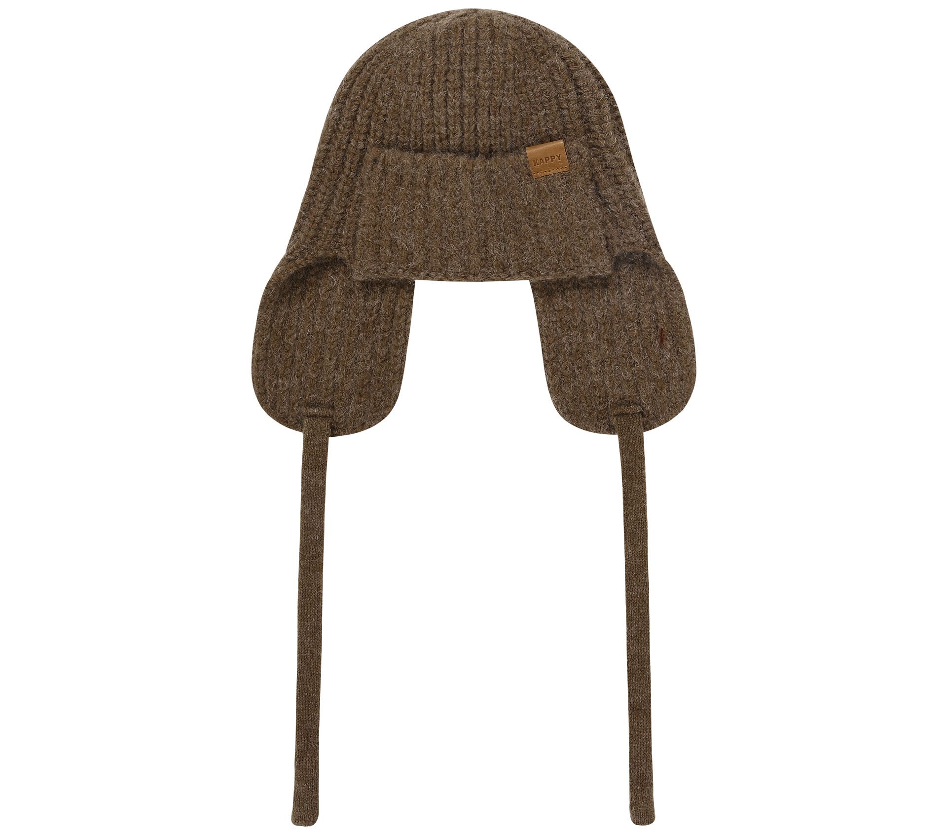Image #0 of Wool Knit Trooper Hat Brown