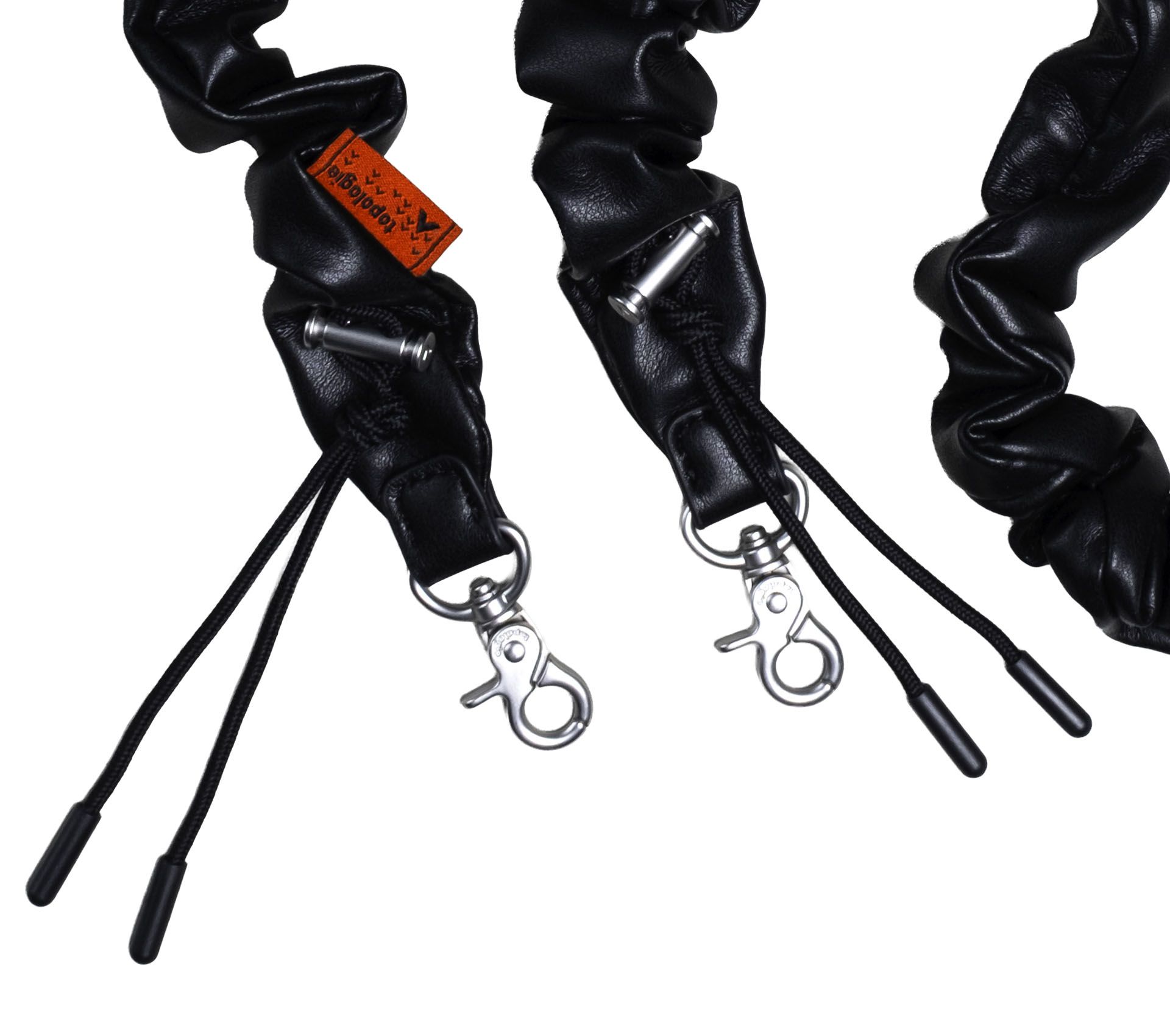 Image #1 of BUNGEE STRAP BLACK SYNTHETIC LEATHER