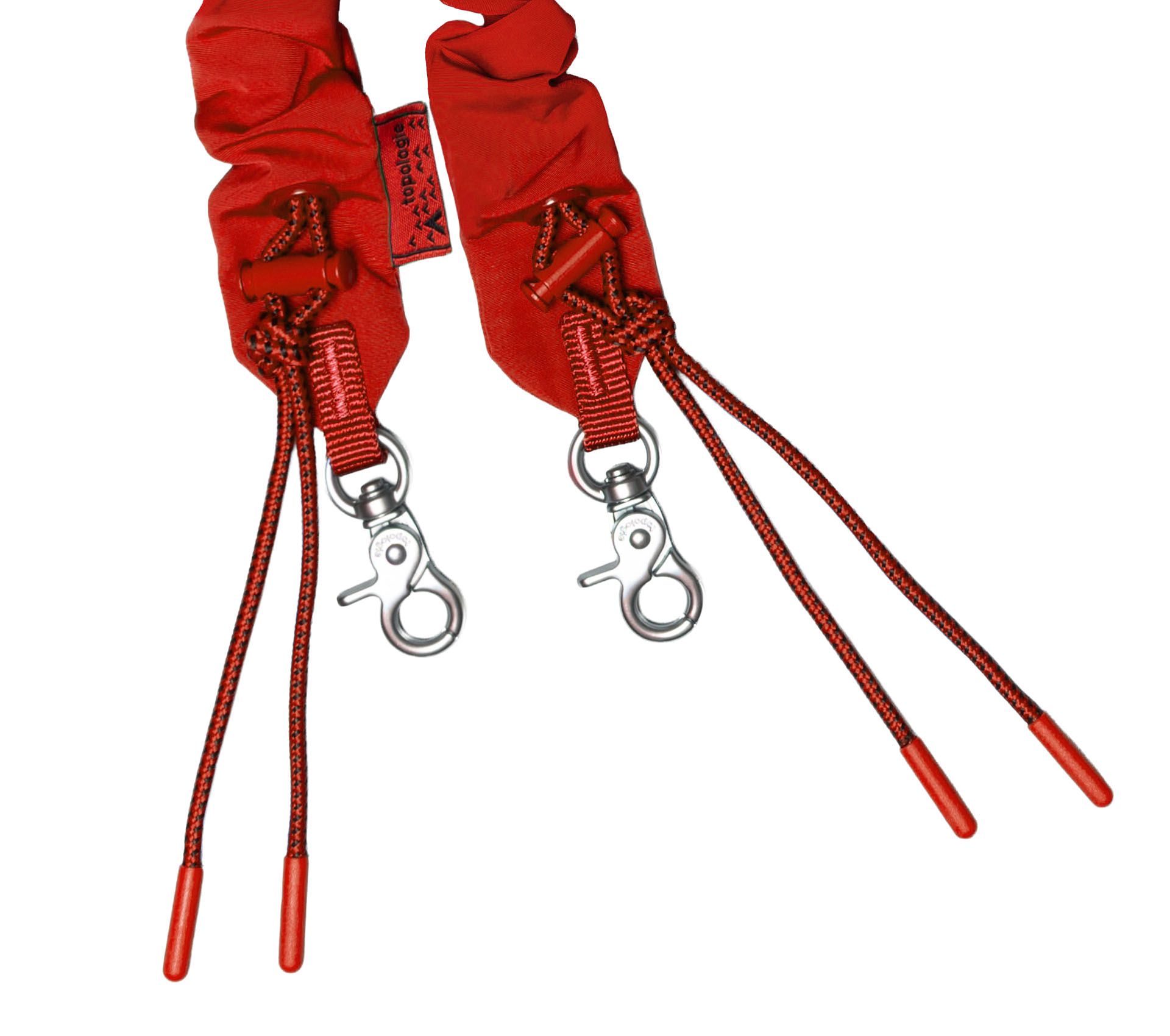 Image #1 of BUNGEE STRAP TOPOLOGIE RED TECH SATEEN