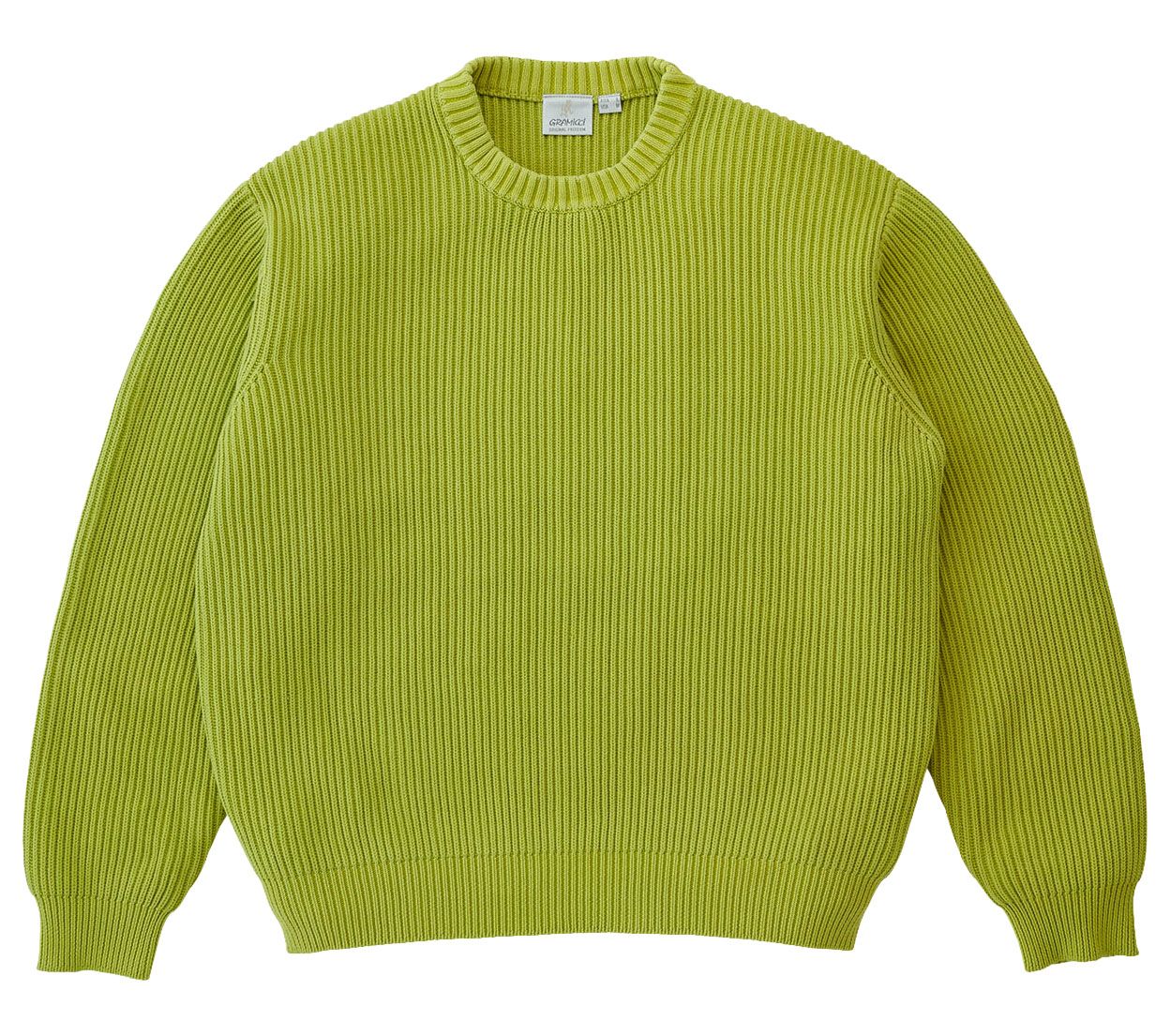 Image #0 of COTTON KNIT SWEATER MIST GREEN