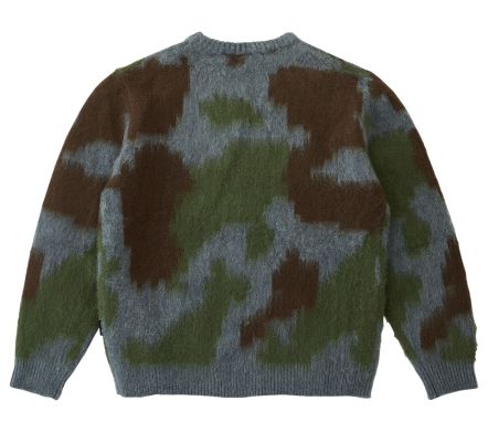 MOHAIR SWEATER JUNGLE DIGI CAMO