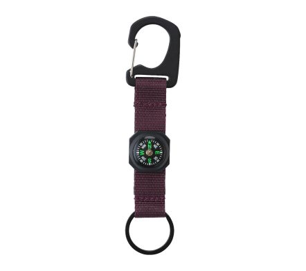 COMPASS KEYRING PURPLE