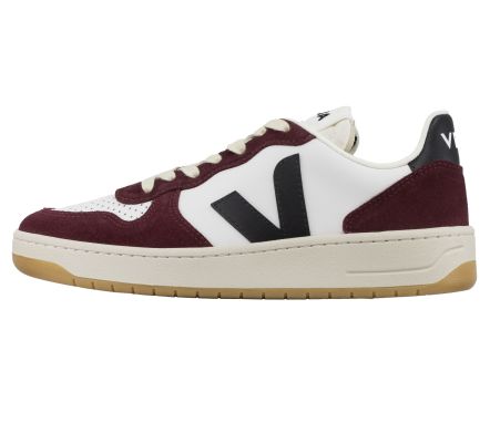 V-10 PRIME LEATHER WHITE BLACK AMARANTHE