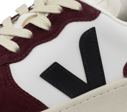 V-10 PRIME LEATHER WHITE BLACK AMARANTHE