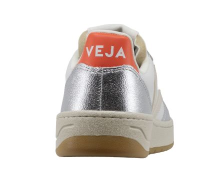 V-10 Prime Leather White Pierre Silver