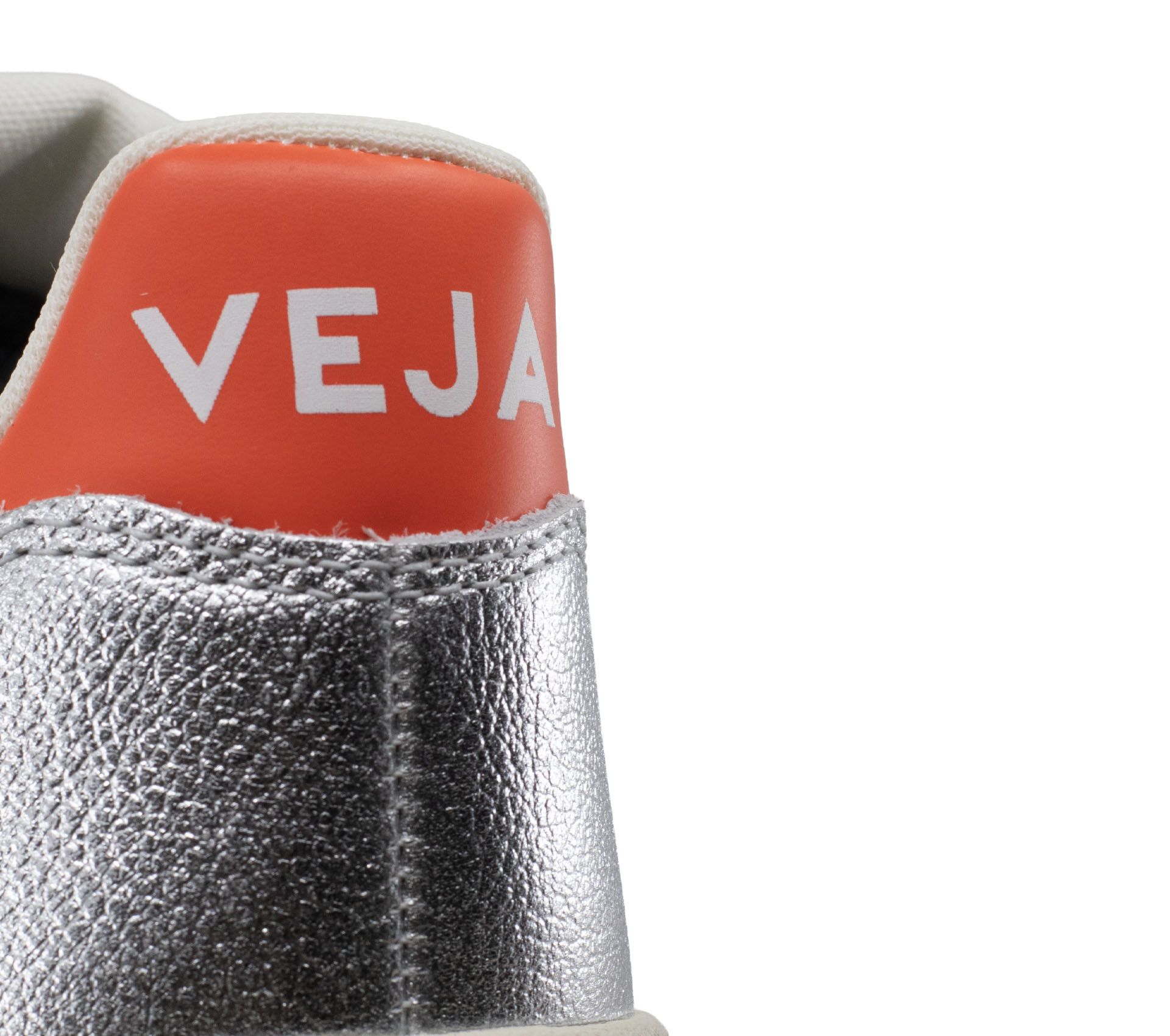 Image #5 of V-10 Prime Leather White Pierre Silver