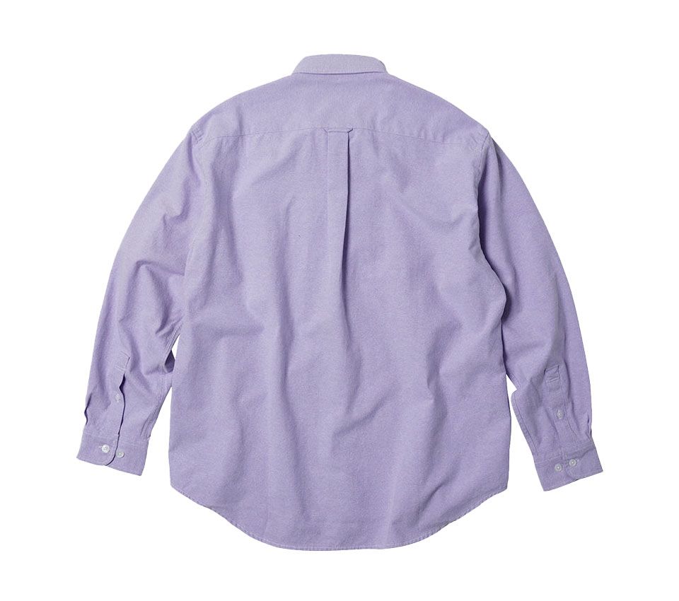 Image #1 of OG OXFORD OVERSIZED SHIRT PURPLE