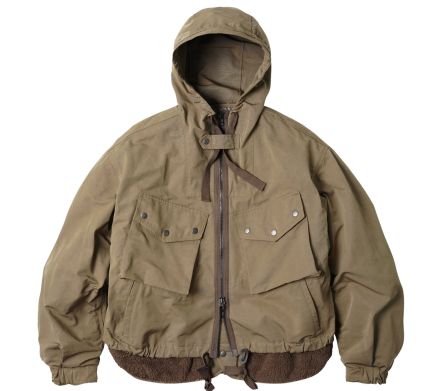 Smock Hooded Parka Tan
