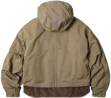 SMOCK HOODED PARKA TAN