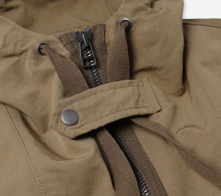 Smock Hooded Parka Tan