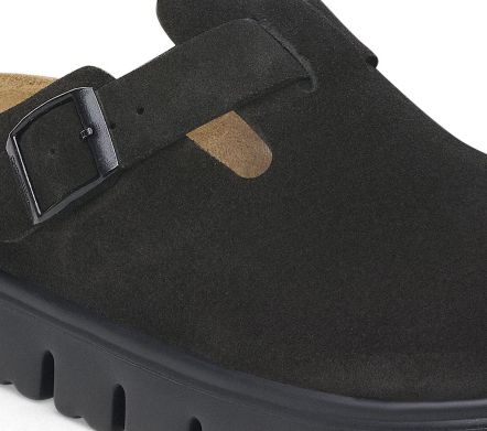BOSTON CHUNKY SUEDE LEATHER BLACK