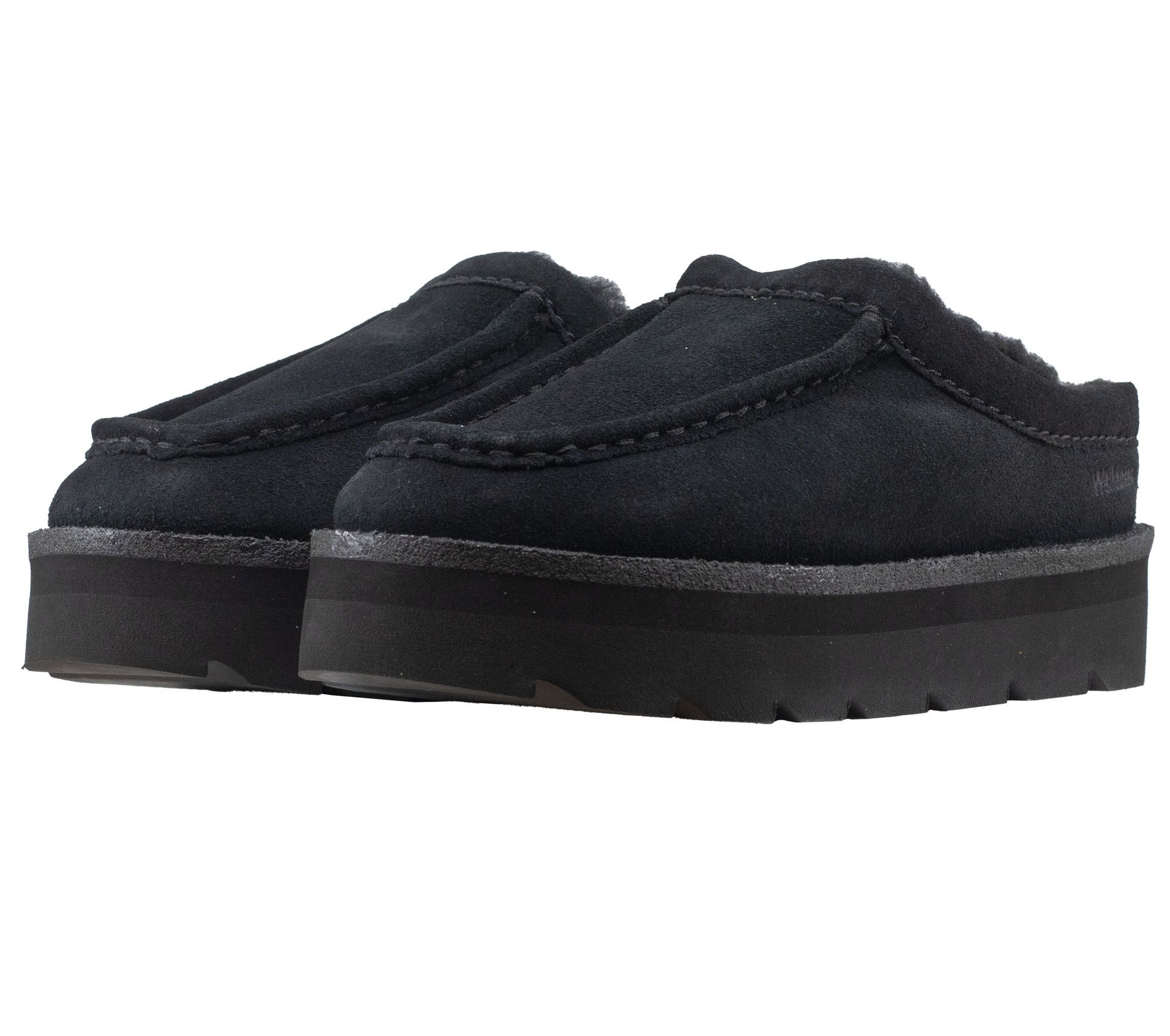 Image #0 of MEARE MULE BLACK SUEDE WARMLINED