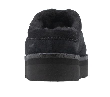 MEARE MULE BLACK SUEDE WARMLINED