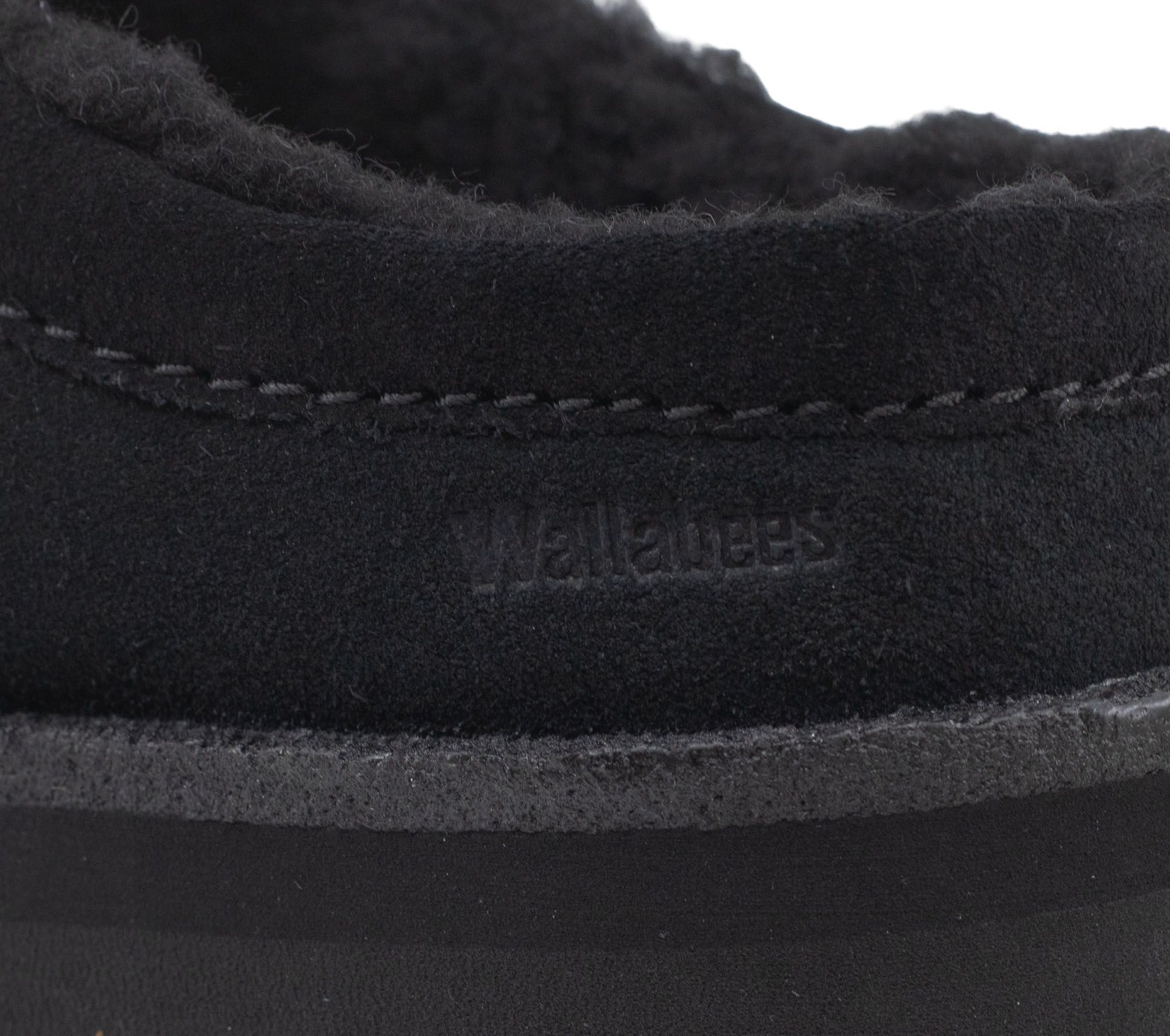 Image #3 of MEARE MULE BLACK SUEDE WARMLINED