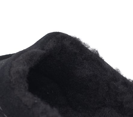 Meare Mule Black Suede Warmlined