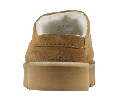 MEARE MULE CARAMEL SUEDE WARMLINED