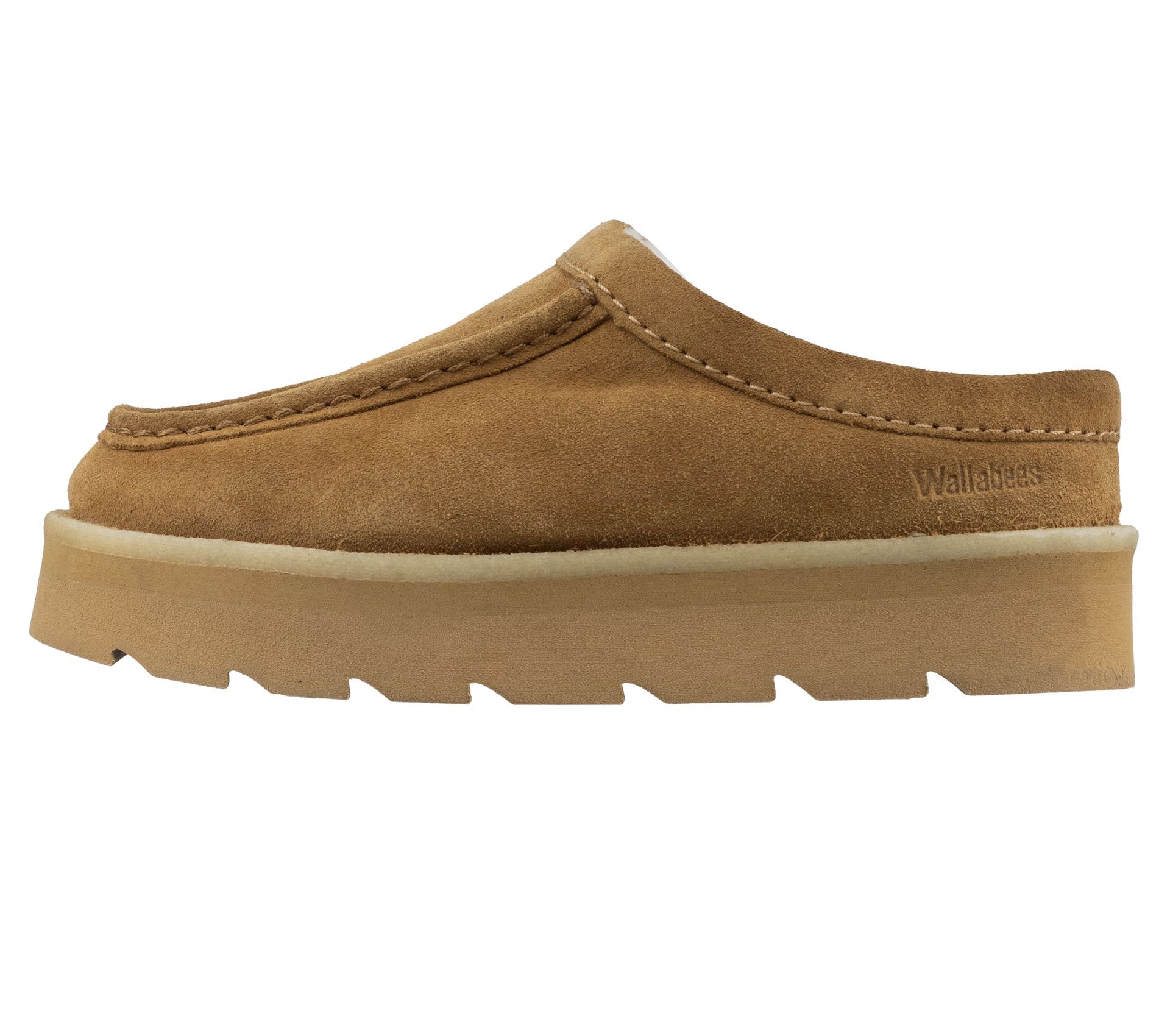 Image #2 of MEARE MULE CARAMEL SUEDE WARMLINED