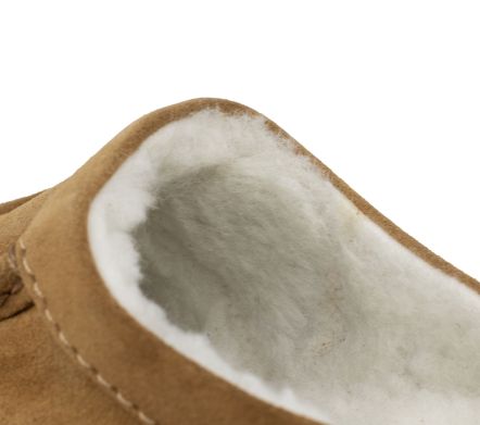 MEARE MULE CARAMEL SUEDE WARMLINED