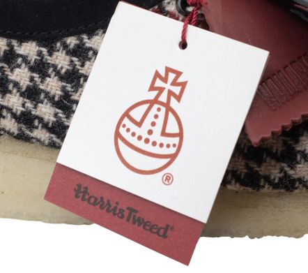 Wallabee x Harris Tweed Black Tweed Combination
