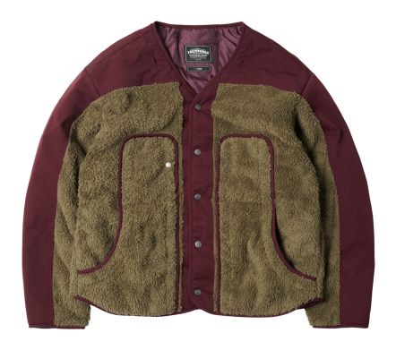 Smock Hooded Parka Burgundy