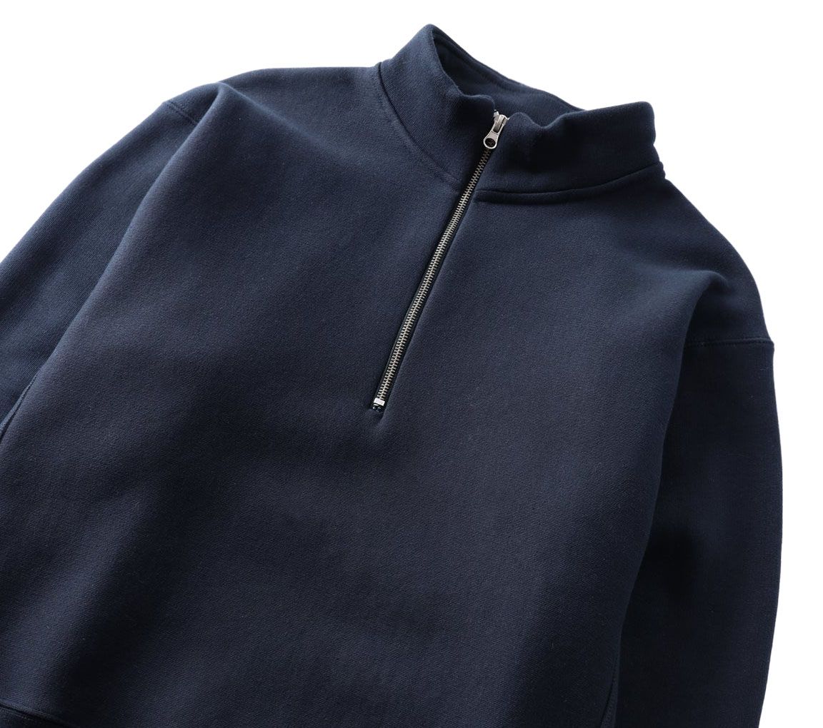 Image #1 of Super Weight Quarter Zip Navy Blue