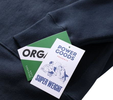 Super Weight Quarter Zip Navy Blue