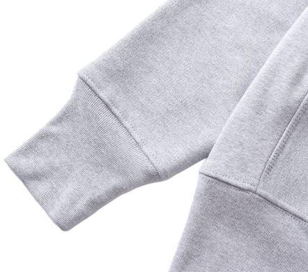 Super Weight Quarter Zip Heather Grey