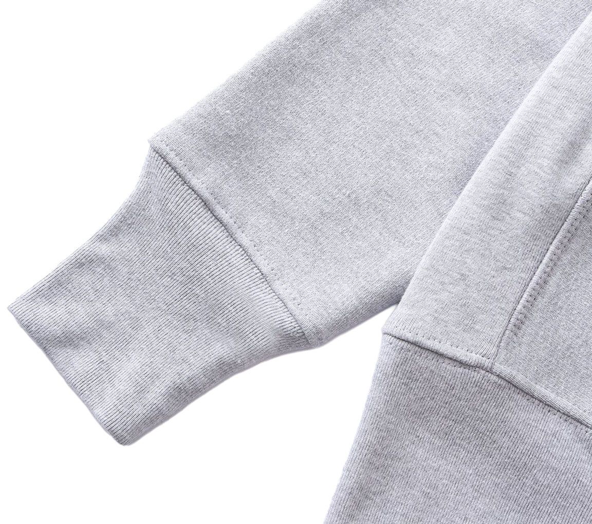Image #2 of Super Weight Quarter Zip Heather Grey