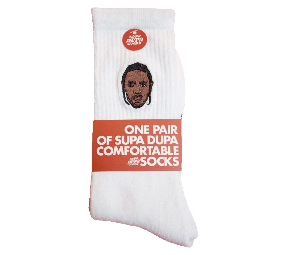 Image #0 of Kendrick Lamar Socks White
