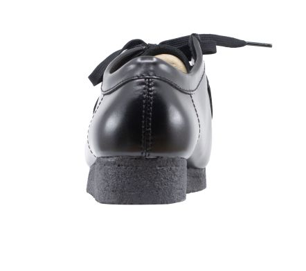 WALLABEE BLACK HI SHINE