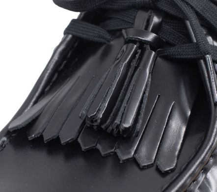 WALLABEE BLACK HI SHINE