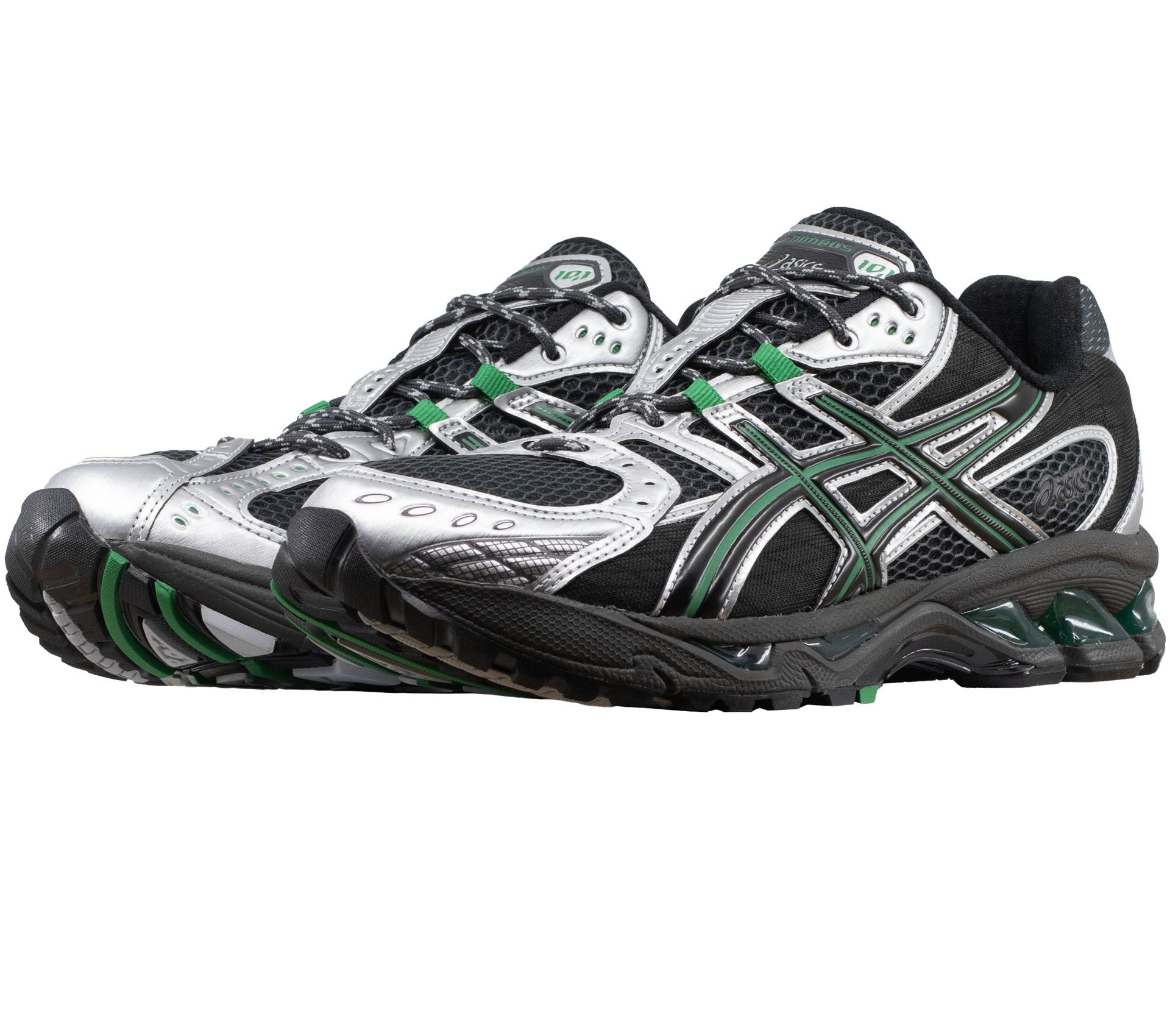 Image #0 of Gel Nimbus 10.1 Obsidian Grey / Green Basil