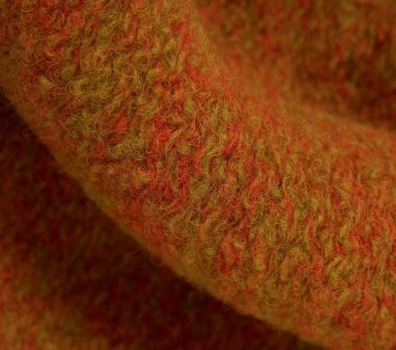 CLIMBING JACKET SIX WOOL FLEECE ORANGE
