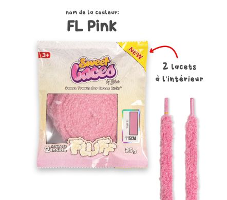 Sweetlaces Fluff FL Pink