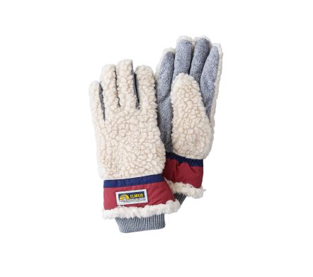 Teddy Glove Beige / Wine